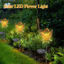 Solar LED Flower Light Lawn Lantern Flame Lamp