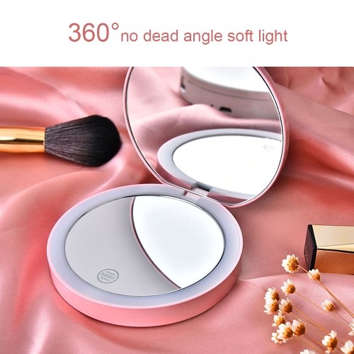 Portable Makeup Mirror Mini LEDs Light