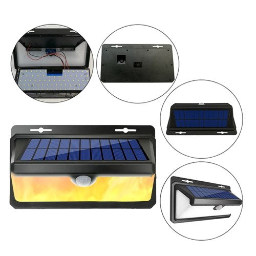 158LEDs Solar Wall Light