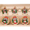 Portable Delicate Christmas Decoration Wooden Lighting