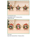 Portable Delicate Christmas Decoration Wooden Lighting