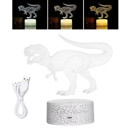 3D Dinosaur Night Light 3D Led Illusion Lamp