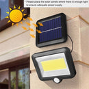 100COB Solar Energy Wall Mounted Night Lamp Motion Light Sensor Outdoor Waterproof Garden Security Light