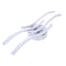 24W Aluminum 4 Branches L-ED Waved Light Ceiling Light for Bedroom Living Room Decoration Lamp