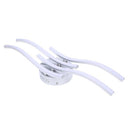 24W Aluminum 4 Branches L-ED Waved Light Ceiling Light for Bedroom Living Room Decoration Lamp