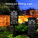 Solar Hollow-out Folding Light IPX65 Lantern Lamp Light Control White Light