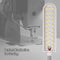 AC110-250V 6W 30LEDs Sewing Machine Light Lamp Fixed Base Flexible Bendable Tube Goose Neck Design for Housework Household Duties Chores