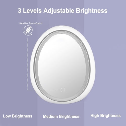 D C 5 V 5 W LEDs Vanity Dimmable Mirror Light Sensitive Control USB Powered Operated 3 Levels Bightness Adjustable Dimmable Lamp Built-in 2000mAh High Capacity Rechargeable Batterys for Dressing Room Salon