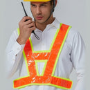 SFVest  High Visibility Reflective Vest Reflective Safety Strap Vests