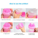 Dog Cat Bath Brush Comb Cleaning Bath Massage Pet SPA Brush Shower Grooming Multifunction Silicone Pet Bath Tools