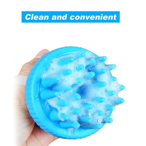 Dog Cat Bath Brush Comb Cleaning Bath Massage Pet SPA Brush Shower Grooming Multifunction Silicone Pet Bath Tools