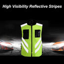 Reflective Vest High Visibility Unisex Night Riding Running Reflective Safety Warning Vest