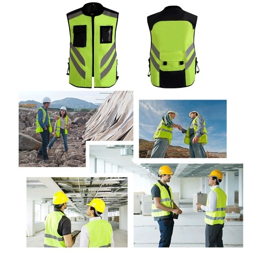 Reflective Vest High Visibility Unisex Night Riding Running Reflective Safety Warning Vest