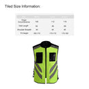 Reflective Vest High Visibility Unisex Night Riding Running Reflective Safety Warning Vest