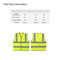 Reflective Vest High Visibility Unisex Workwear Night Riding Running Reflective Safety Warning Vest