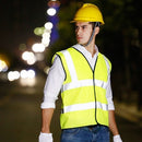 Reflective Vest High Visibility Unisex Workwear Night Riding Running Reflective Safety Warning Vest