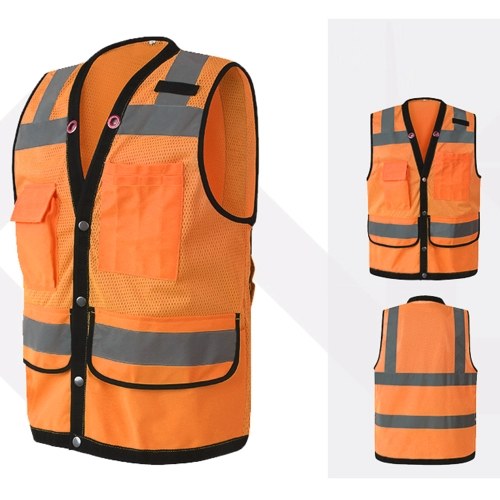 Safety Reflective Vest Workwear Security Working Clothes