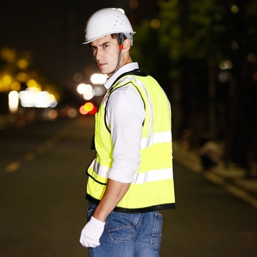 Safety Reflective Vest Workwear Security Working Clothes