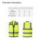 Safety Reflective Vest Workwear Security Working Clothes