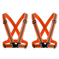 Reflective Vest with High Visibility Bands Tape