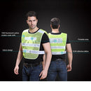 Safety Reflective Vest for Running Jogging Cycling Stay Visible Motorcycle Reflective Vest Adjustable Vest