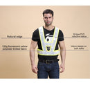 V Shape Safety Reflective Vest for Traffic Construction Night Running Jogging Cycling Stay Visible