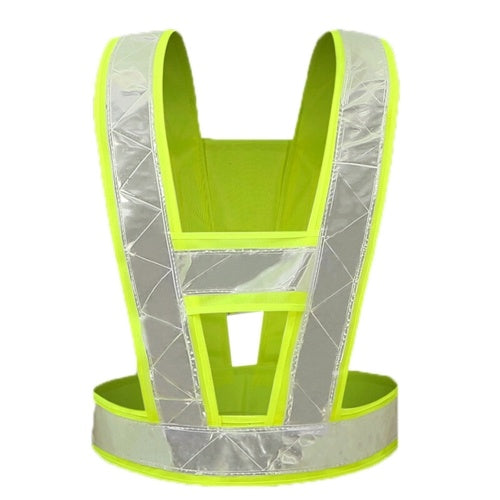 V Shape Safety Reflective Vest for Traffic Construction Night Running Jogging Cycling Stay Visible