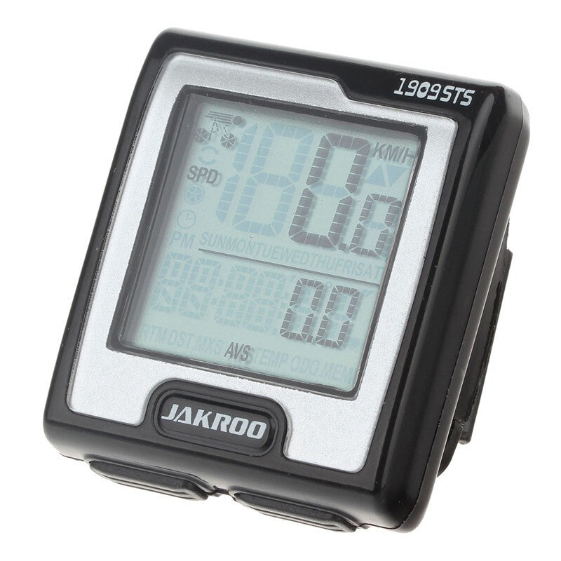 LCD Premium Bicycle Luminous Odometer - Black