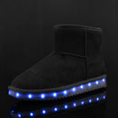 LED Fleece Snow Boots - Black