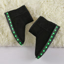 LED Fleece Snow Boots - Black