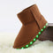 LED Fleece Snow Boots - Brown