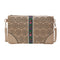 Lady Openwork Embroidery Hand Bag - Khaki