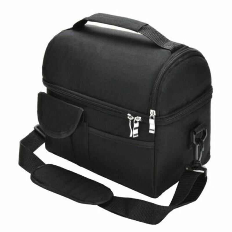 LB06 Large Insulated Thermal Lunch Storage Bag - Black