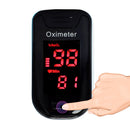 Led Premium Finger Blood Pressure Meter - Black