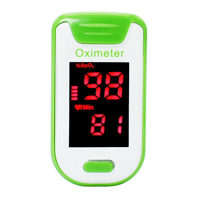 Led Premium Finger Blood Pressure Meter - Green