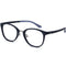 Levi's Unisex Round Frame Plate Myopia Optical Eyeglasses - Frosted Blue