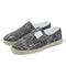 Linen Beanie Canvas Shoes - Gray