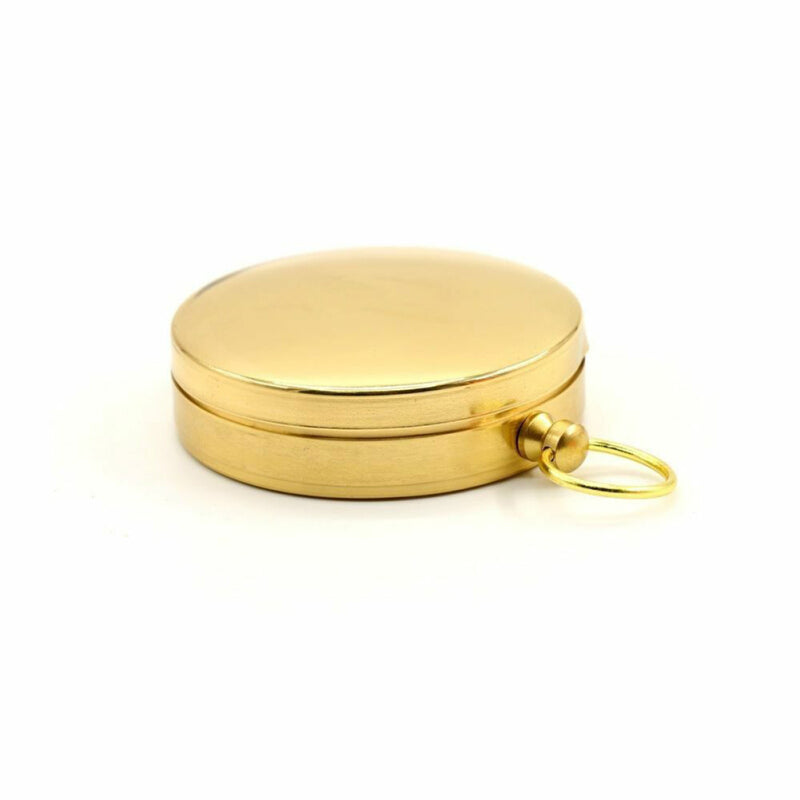 Luminous Premium Pocket Watch Style Compass - Gold