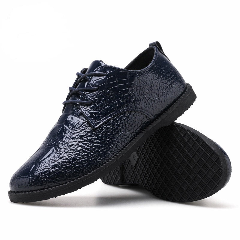 Luotuoshan Business Leather Shoes - Black