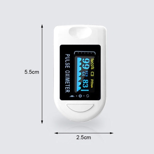 Digital Fingertip Pulse Oximeter OLED Display Blood Oxygen Sensor Measurement Meter for Home Sports Lover