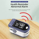 Portable Fingertip Oximeter L-ED Display Blood Oxygen Pulse Rate Monitor for Family Travel (Blue)