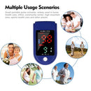 Fingertip Pulse Oximeter Blood Oxygen Saturation & Heart Rate Detection