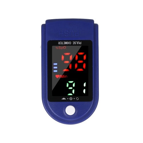 Fingertip Pulse Oximeter Blood Oxygen Saturation & Heart Rate Detection