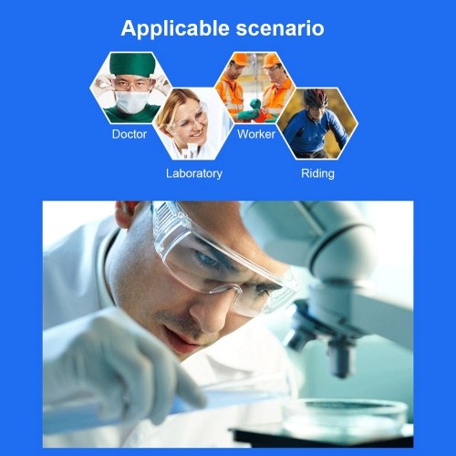 Safety Glasses Goggles Anti-spit Antisand Windproof  Dust-proof Goggles Protective Working Eyewear for Cycling Doctor Lab Workers