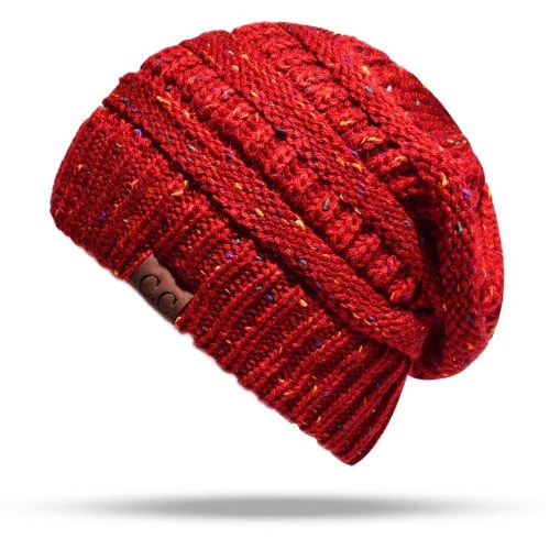 Women Stretch Knitted Beanie Hat