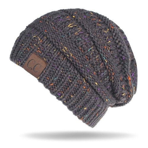 Women Stretch Knitted Beanie Hat