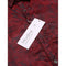 L Men Fashionable Floral Long Sleeve - Red