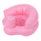 Inflatable Baby Chair Portable Kids Sofa Safety Training seat Pushchair for Playing Bathing Floor Beach Poolside PVC Pink