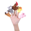 Finger Puppets Story Time Educational Puppet Set Cartoon Fairy Tale Puppets Set for Children Shows Playtime Schools Farmer and Animals