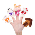 Finger Puppets Story Time Educational Puppet Set Cartoon Fairy Tale Puppets Set for Children Shows Playtime Schools Farmer and Animals